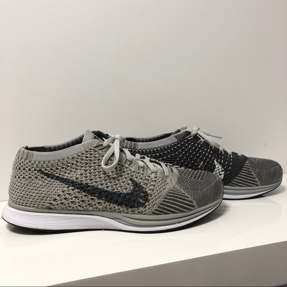 NIKE FLYKNIT RACER TWO-TONE GREY - Picture 2 of 11